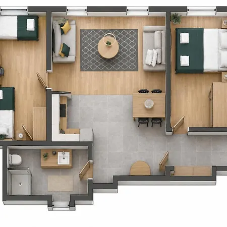 Spacious Apartment- 3 Kotlarska 75m2 By As